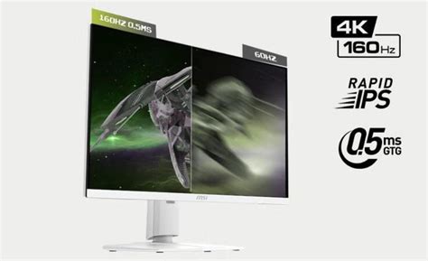 MSI представила игровой 4K-монитор MAG 274URFW в белом корпусе