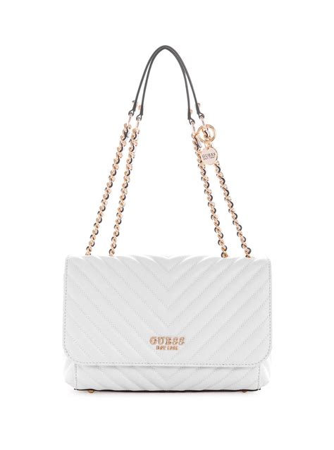 White Keillah Crossbody Bag Guess