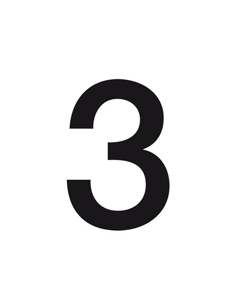 Цифра три рисунок - 82 фото