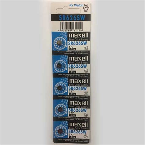 SR626SW Silver Oxide Battery Watch Battery