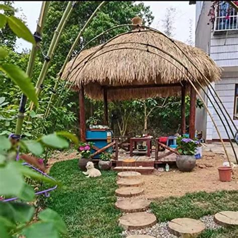 Mexican Straw Roof Thatch Artificial Thatch Roof Tile Palm Thatch Roll