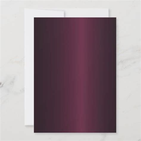 Burgundy Blush Pink Floral Elegant Wedding Invitation Zazzle