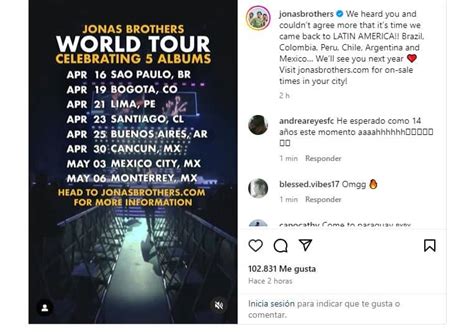 Jonas Brothers en Perú fecha precio y todo lo que debes saber sobre