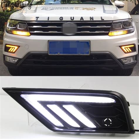 Car Flashing Pcs Car Led Daytime Running Light For Volkswagen Vw