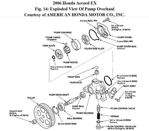 Diagram Of Power Steering Hose For Honda Accord