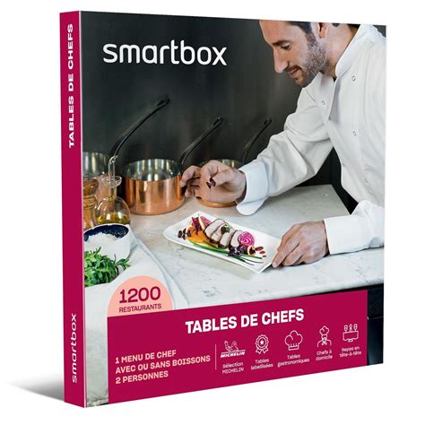 Smartbox Tables De Chefs Coffret Cadeau Gastronomie Pas Cher Auchan Fr