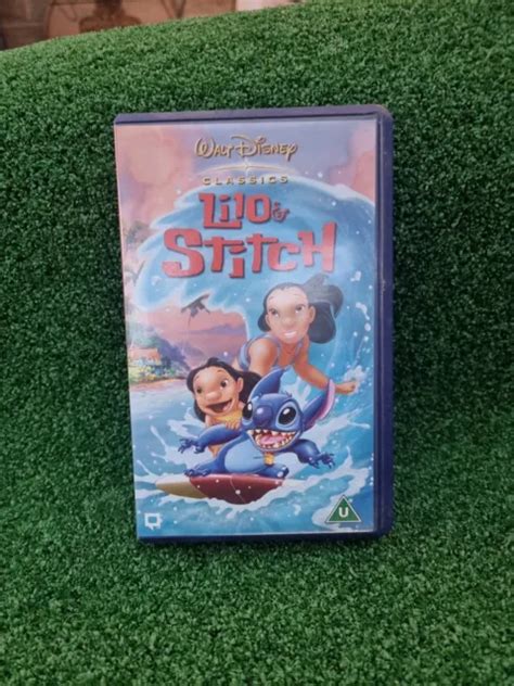 Lilo Stitch Walt Disney Vhs Tape Vintage Video Movie G