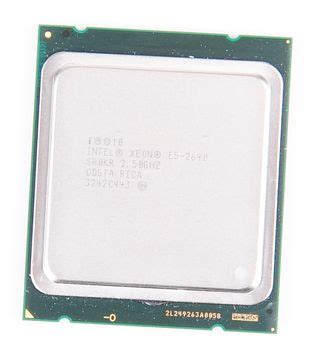 Intel Xeon E5 2640 Six Core CPU 6x 2 50 GHz 15 MB SmartCache Socket