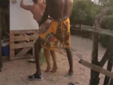 Blonde Fucks African Village