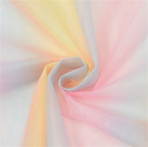 Soft Tüll Rainbow pink Stoffe Hemmers