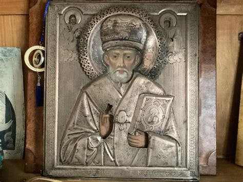 Icon Saint Nicholas Wood Late Th Century Catawiki