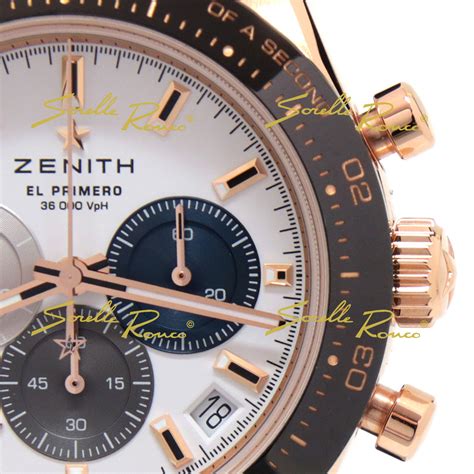 Orologio Zenith Chronomaster Sport El Primero Oro Rosa Kt Bianco Mm