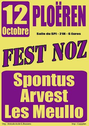 Fest Noz à Ploeren le 12 octobre 2013 Tamm Kreiz