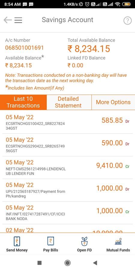 [resolved] Icici Bank — Auto Deduction