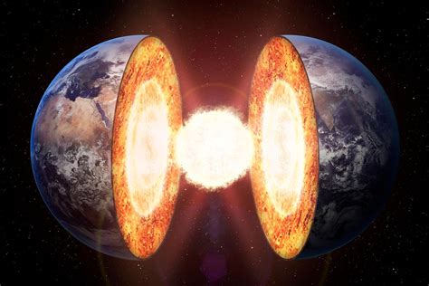 Evidence points to "iron snow" falling on Earth's inner core