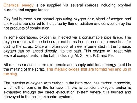 Forni Elettrici The Sequence Of Operations Is Similar To That In The