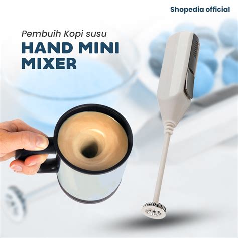 Jual Hand Mixer Pengaduk Pembuih Kopi Susu Elektrik Handle Stirrer