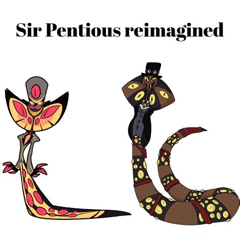 Hazbin Hotel reimagined pt7, Sir Pentious by annediuly on DeviantArt