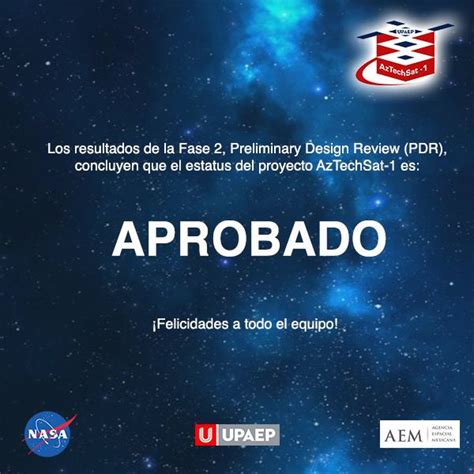 Aprueba NASA diseño de nanosatélite de Upaep para ponerlo en órbita en