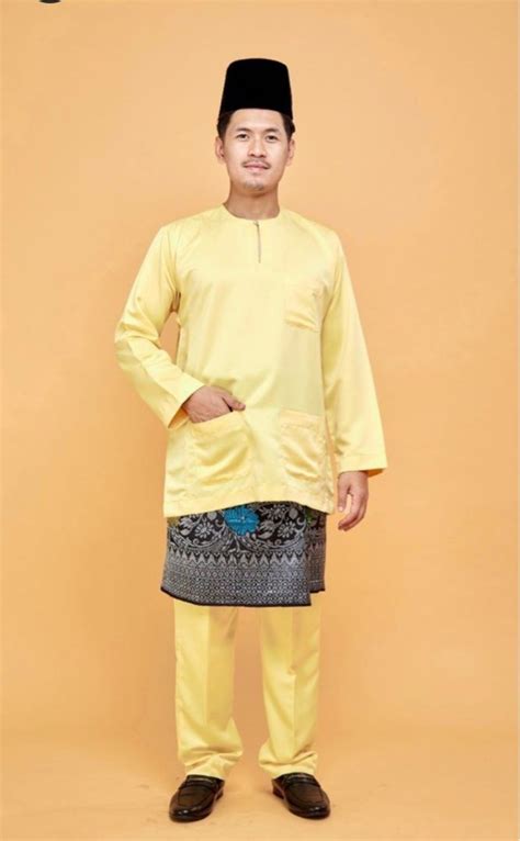 Baju Melayu Teluk Belanga Johor Jakel Raya Men S Fashion Muslim Wear