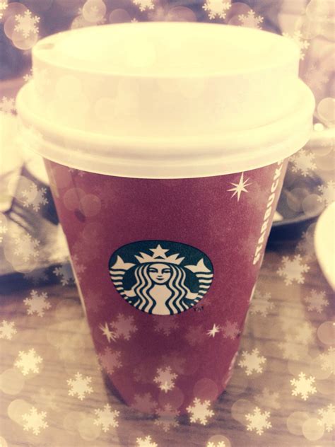 Winter Starbucks Coffee Cafe