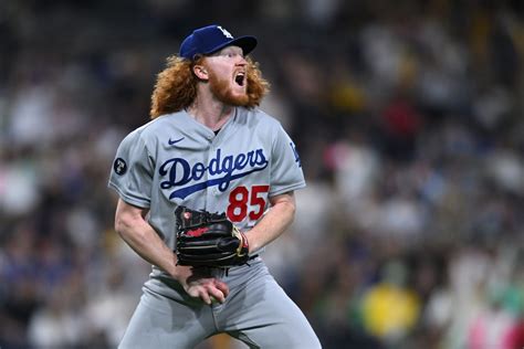 Dodgers Dustin May S Injury Further Clouds His Potential Postseason