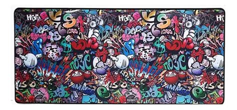 Mousepad Gamer Xl Antideslizante Zuoya Grafiti X X Mm