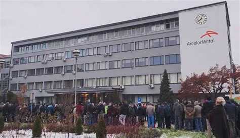 U Zenici Odr An Jo Jedan Protest Radnika Kompanije Arcelormittal