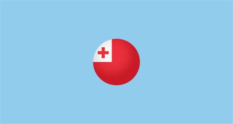 Flagge Tonga Emoji On JoyPixels 4 0