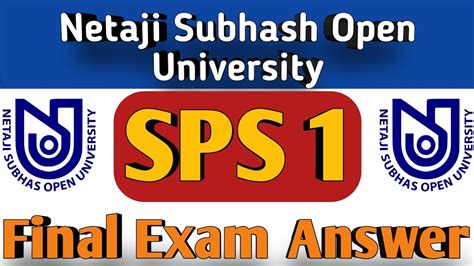 Sps Final Exam Answers Nsou Bdp Political Science Final Exam