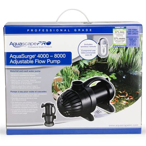 Aquascape Aquasurge Gph Adjustable Flow Pond Pump