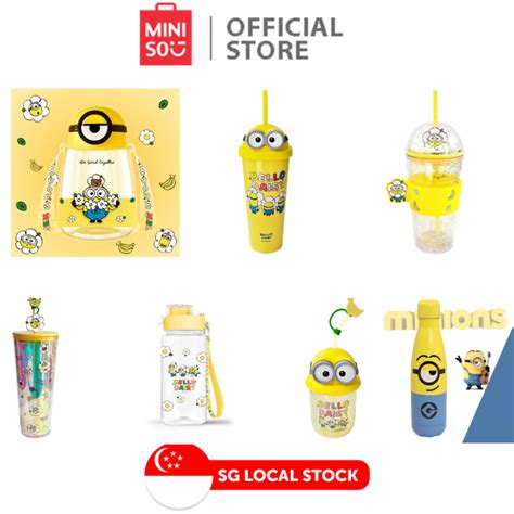 Miniso Daisy Minions Collection Plastic Bottle With Shoulder Strap