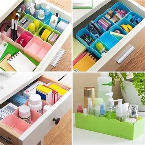 Jual Kotak Laci 5 Sekat Tempat Penyimpanan Box Plastik Organizer