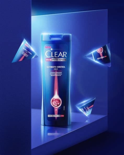 clear shampoo ad design on Behance