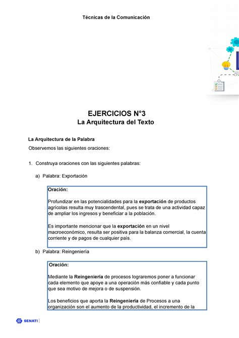 Spsu Ejercicio De Tecnicas De Comunicacion T Guia