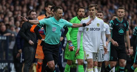 Referee Stuart Attwell changes his on field decision to give a penalty ...