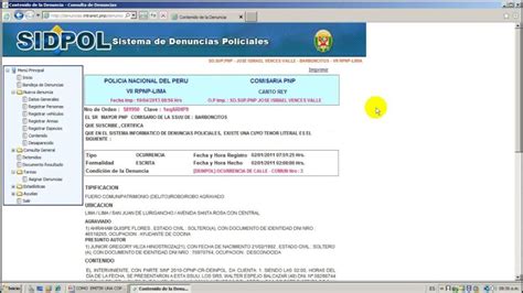 Sidpol Denuncias Comisar A Pnp Revista Ven America