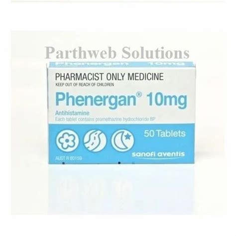 Phenergan 10mg Tablets at Rs 55.85/strip | New Items in Pune | ID ...