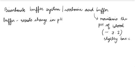 Solved Question The Largest Buffer System In The Body Overall Is