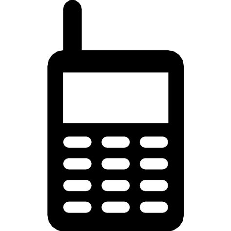 Vintage Mobile Phone Vector Svg Icon Svg Repo