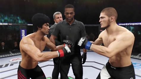 Bruce Lee Vs Khabib Nurmagomedov EA Sports UFC 2 CPU Vs CPU