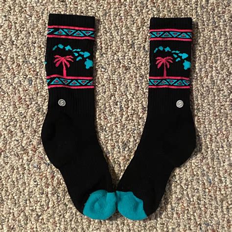 Skyline Hawaii Exclusive Island Palm Tree Socks Gem