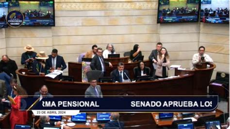 En Vivo Se Acerca La Aprobación A La Reforma Pensional En El Senado