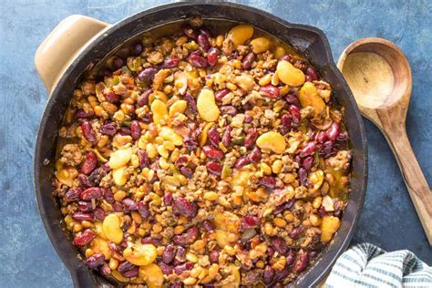 Cowboy Beans Recipe (with Lots of Bacon and Beans) - Chili Pepper Madness