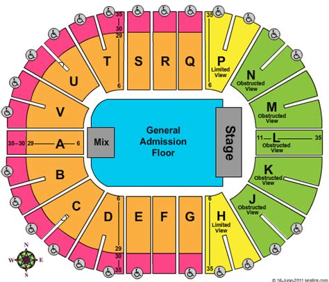 Viejas Arena Seating Chart