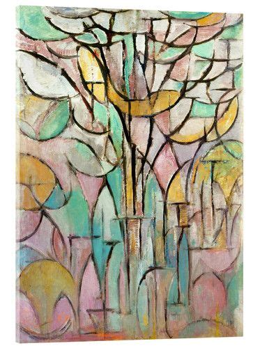 Premium Poster Trees Piet Mondrian Mondrian Kunst Wassily Kandinsky