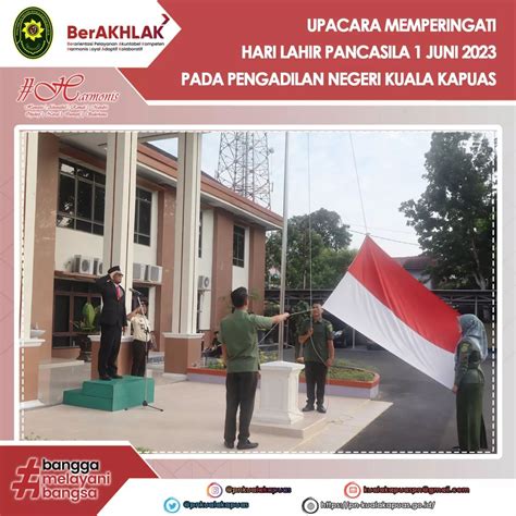 Upacara Dalam Rangka Memperingati Hari Lahir Pancasila