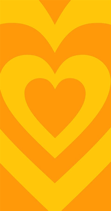 Orange Heart Wallpapers - 4k, HD Orange Heart Backgrounds on WallpaperBat