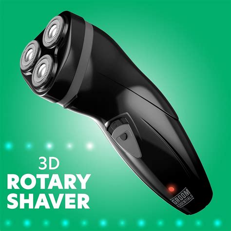 Essentials 3d Rotary Electric Shaver For Men Rechargeable Electric