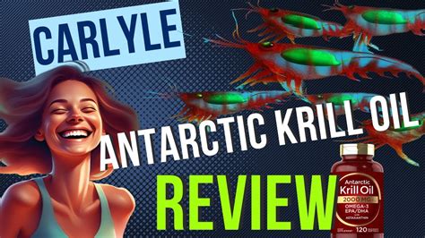 Carlyle Antarctic Krill Oil Review YouTube